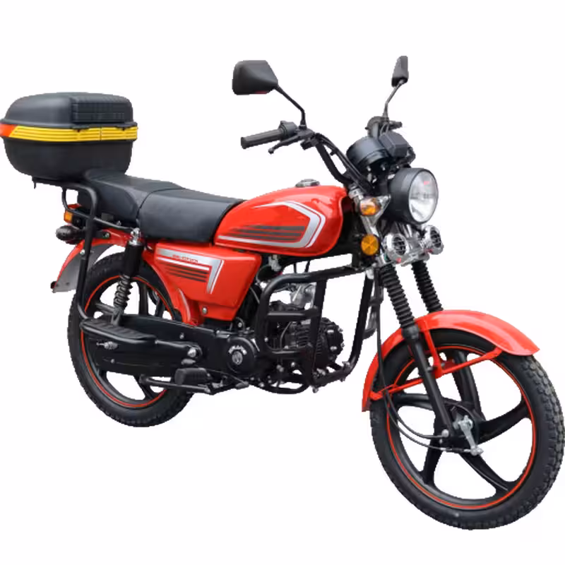 107cc Scooter with Air-Cooled Engine, Dual Disc Brakes and 17 inch Tires