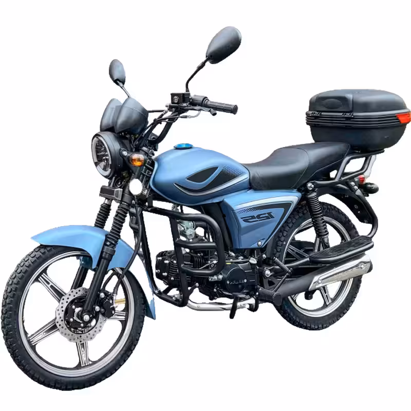 107cc Motorcycle with Air-Cooled Zongshen Engine and Front and Rear Disc Brakes