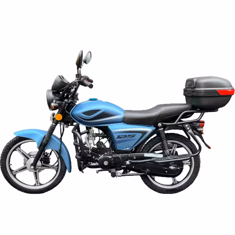 107cc Motorcycle with Air-Cooled Zongshen Engine and Front and Rear Disc Brakes