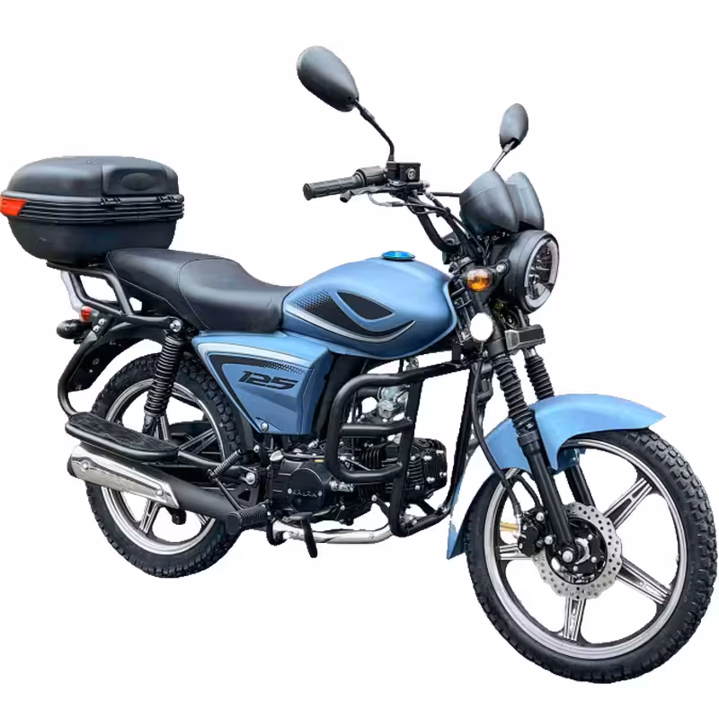 107cc Motorcycle with Air-Cooled Zongshen Engine and Front and Rear Disc Brakes