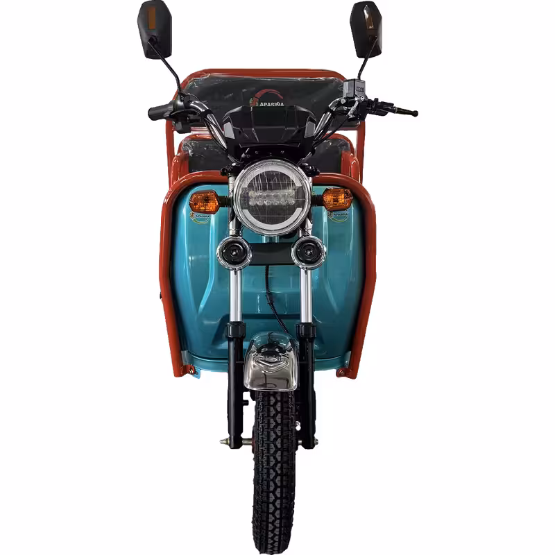 800W Three-Wheel Electric Cargo Tricycle for Passenger and Utility Use