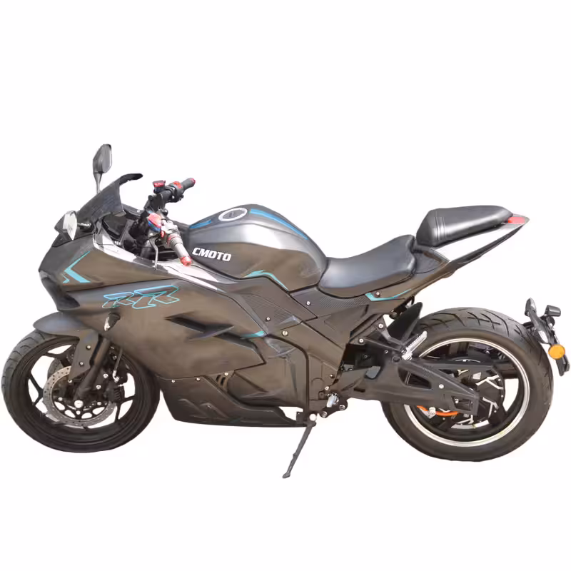 3000W 72V120AH Lithium Battery High Speed 100km/h Electric Racing Motorcycle