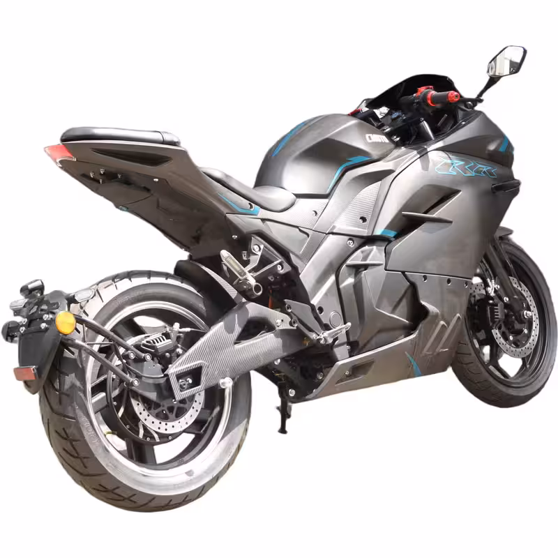 3000W 72V120AH Lithium Battery High Speed 100km/h Electric Racing Motorcycle