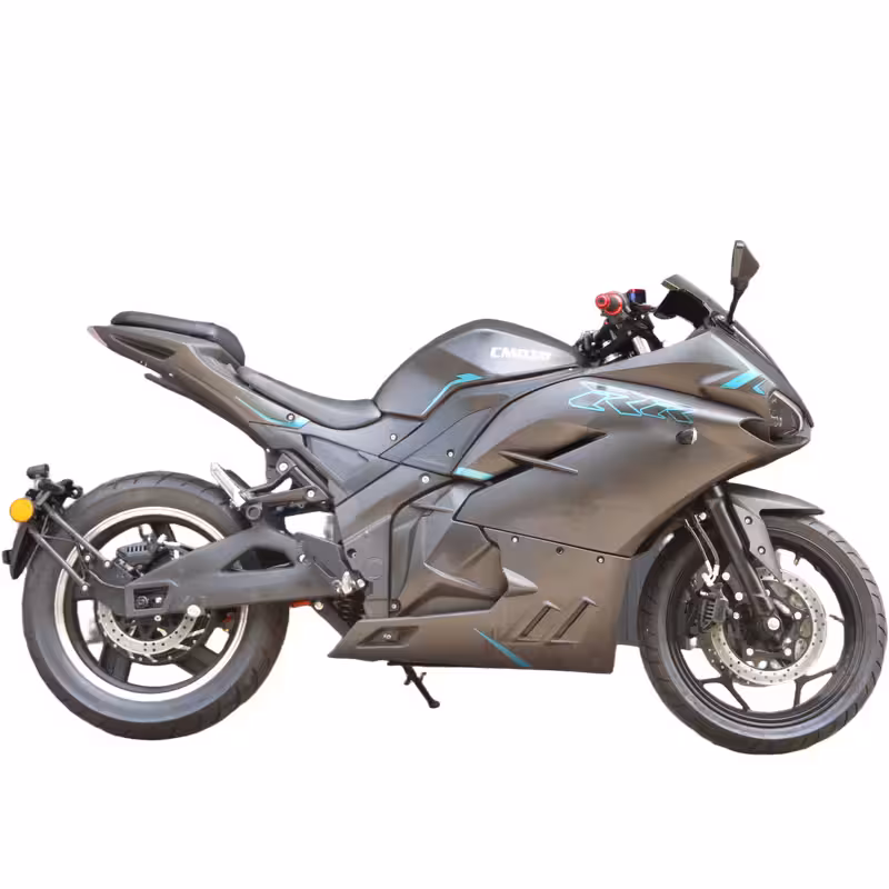 3000W 72V120AH Lithium Battery High Speed 100km/h Electric Racing Motorcycle