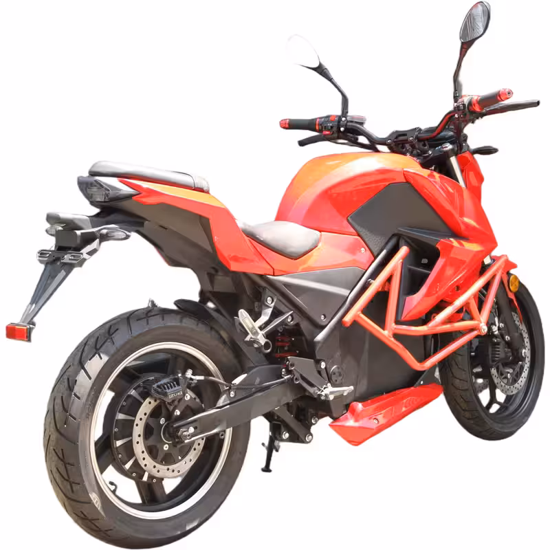 3000W 72V120AH Lithium Battery Electric Sports Racing Motorcycle