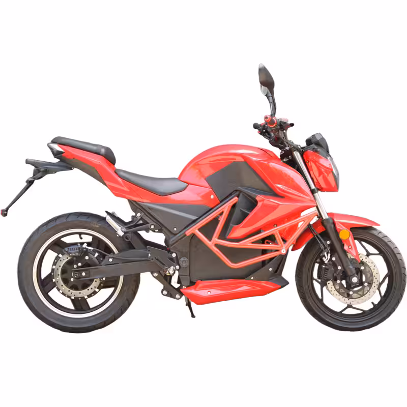 3000W 72V120AH Lithium Battery Electric Sports Racing Motorcycle