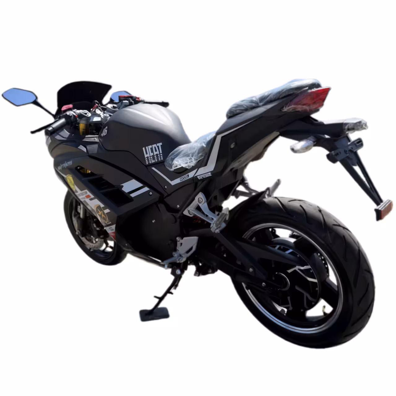 3000W 72V120AH Lithium Battery High Speed 100km/h Electric Racing Motorcycle