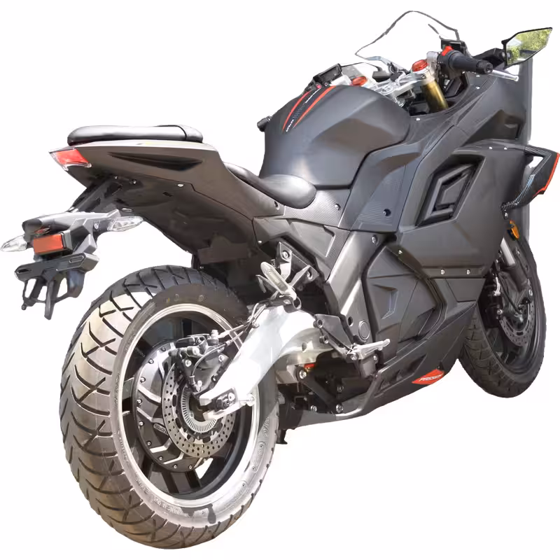 3000W 72V120AH Lithium Battery High Performance Electric Racing Motorcycle