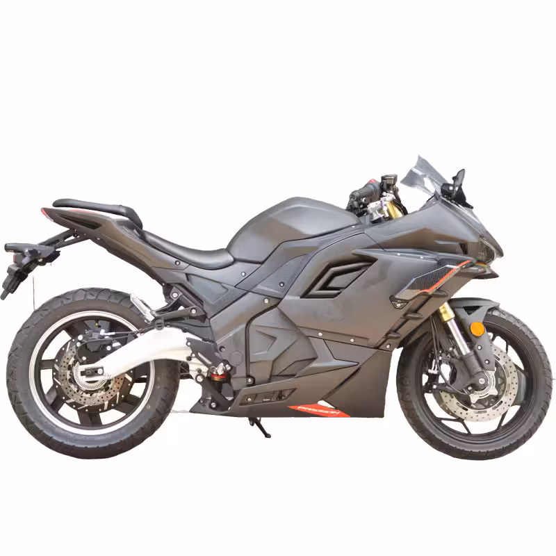 3000W 72V120AH Lithium Battery High Performance Electric Racing Motorcycle