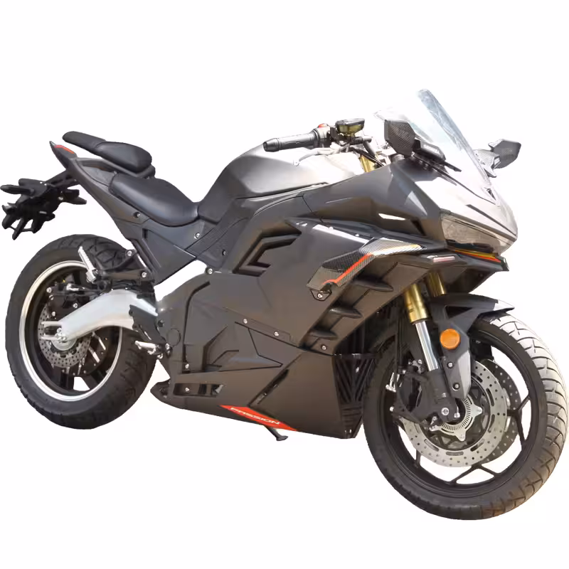 3000W 72V120AH Lithium Battery High Performance Electric Racing Motorcycle
