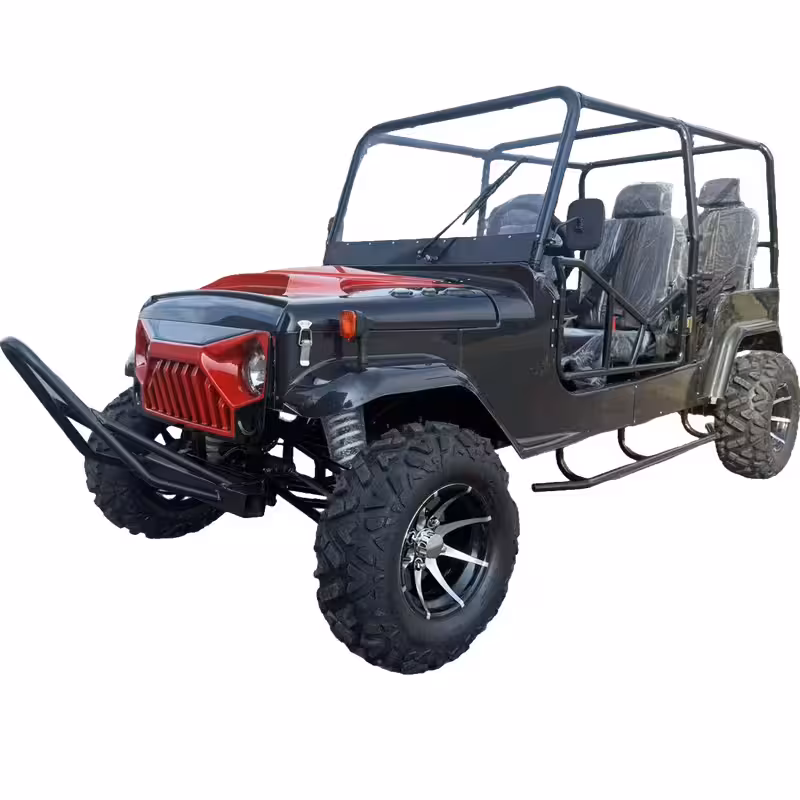 3000W 60V52AH 4 Seats Electric Go Kart Quad Jeep Sightseeing Buggy