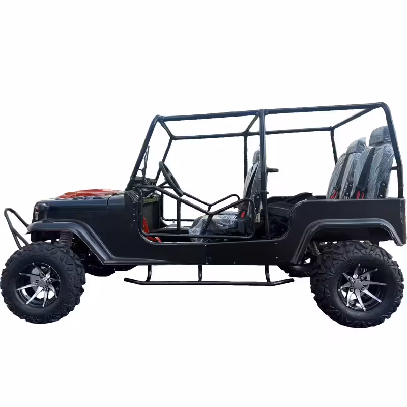 3000W 60V52AH 4 Seats Electric Go Kart Quad Jeep Sightseeing Buggy