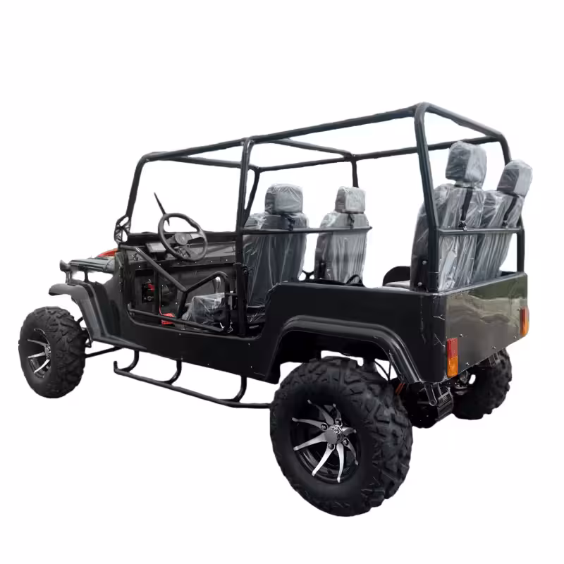 3000W 60V52AH 4 Seats Electric Go Kart Quad Jeep Sightseeing Buggy