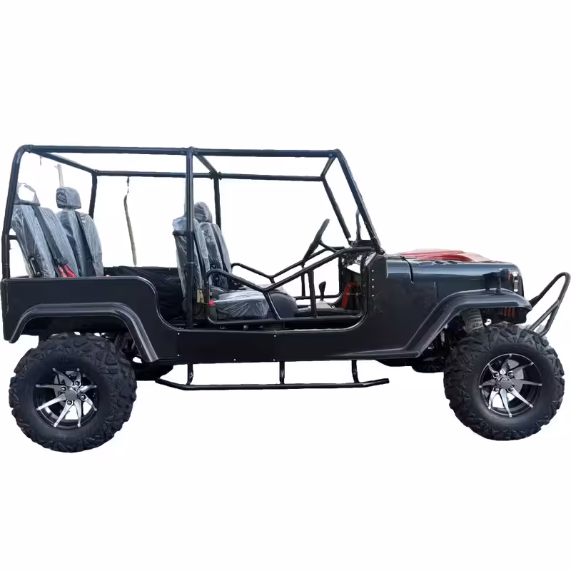3000W 60V52AH 4 Seats Electric Go Kart Quad Jeep Sightseeing Buggy
