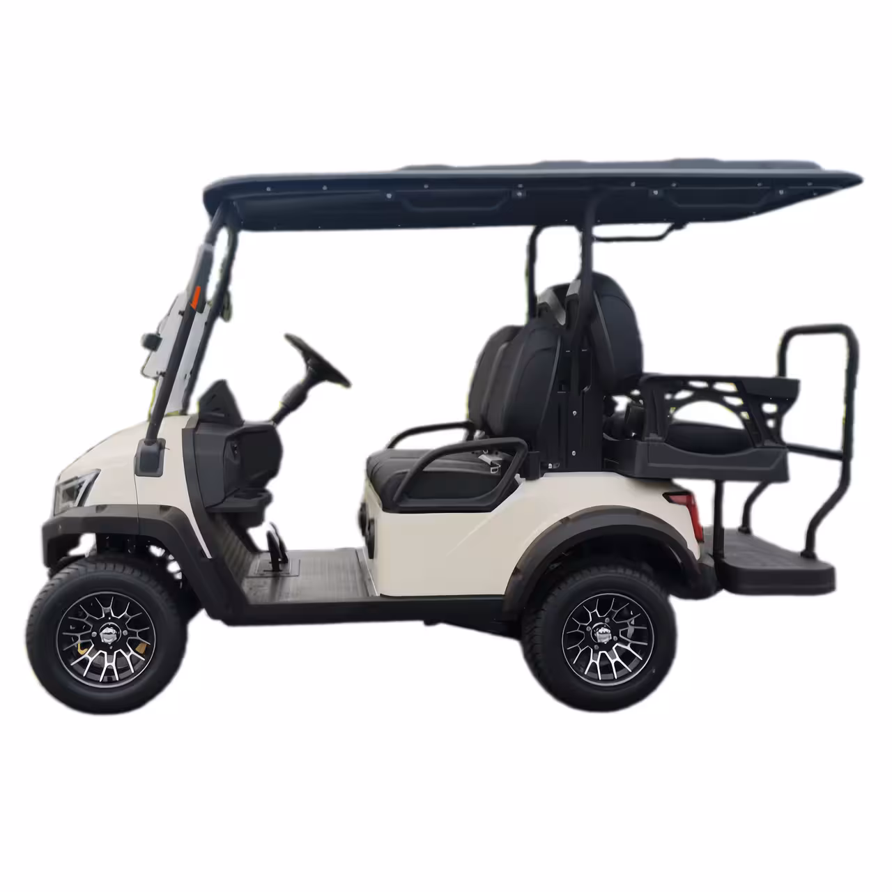 5kW/7.5kW Electric 4-Wheel Utility Cart Adult 4-Person Heavy Duty 320kg Load 70-90km Range Strong Torque