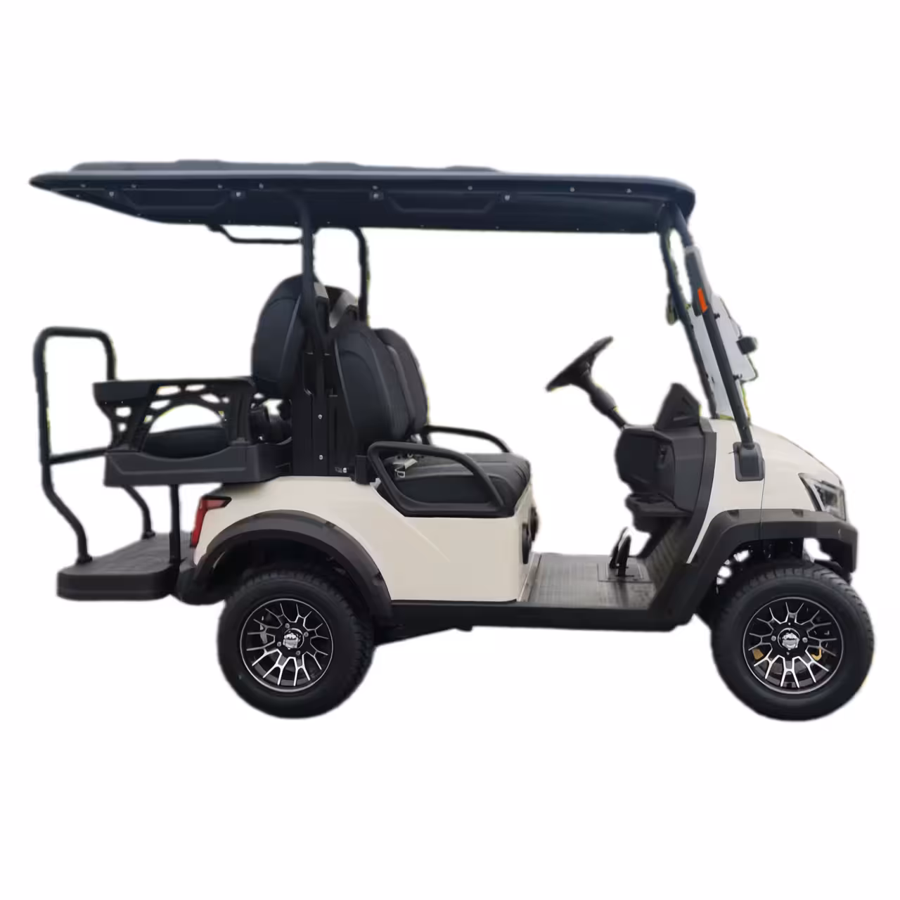 5kW/7.5kW Electric 4-Wheel Utility Cart Adult 4-Person Heavy Duty 320kg Load 70-90km Range Strong Torque
