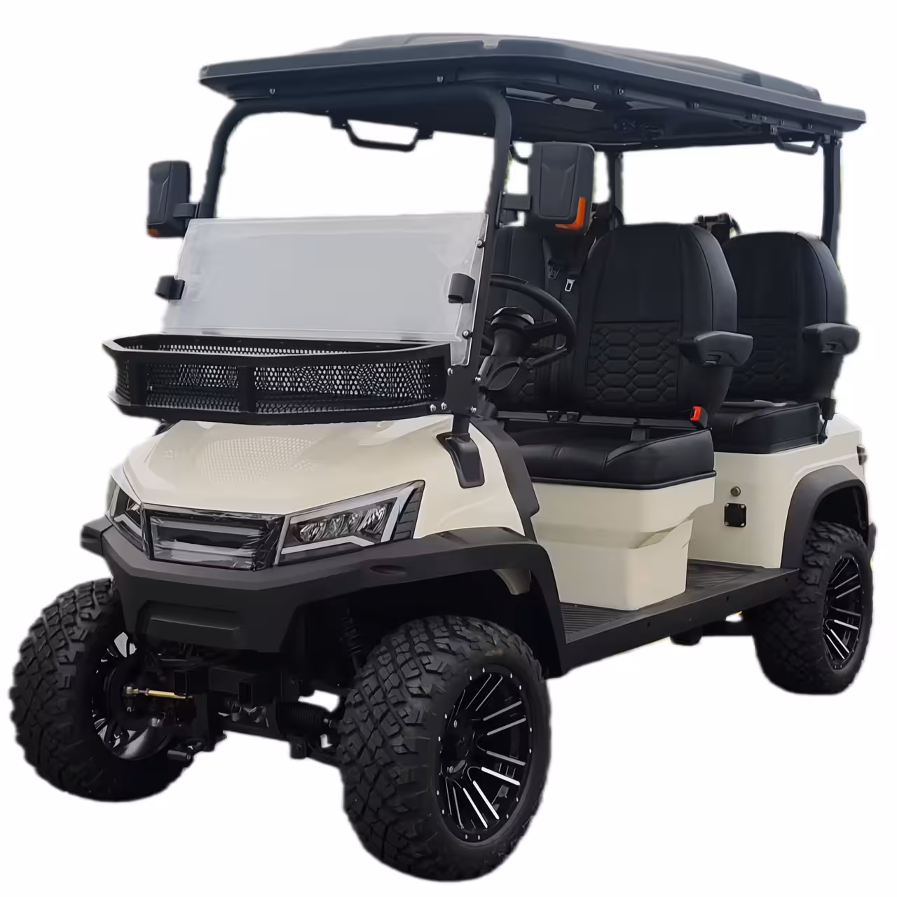5kW/7.5kW Electric Adult Utility Vehicle 4 Seats 70-90km Range 40km/h Max Speed 320kg Load Lithium Battery