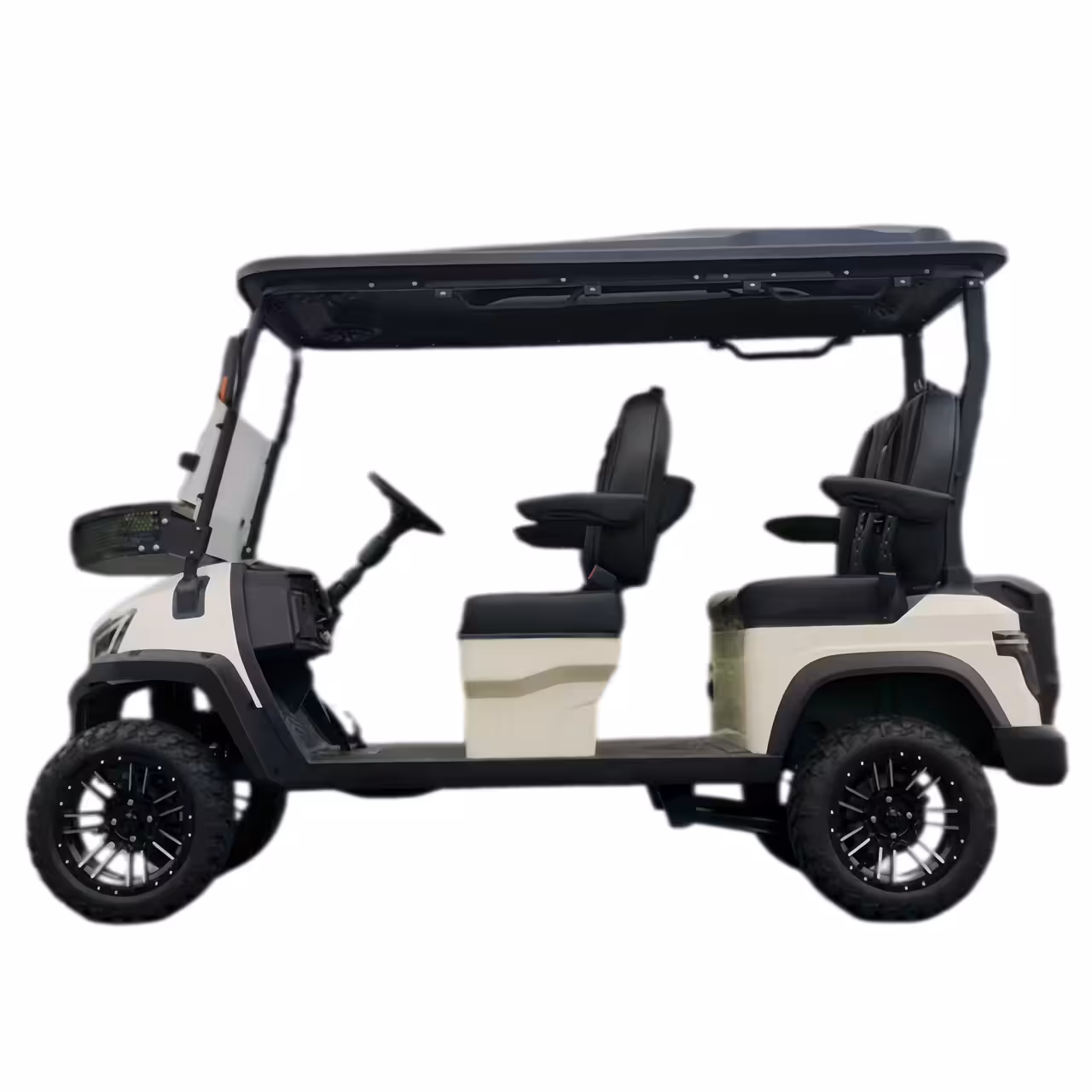 5kW/7.5kW Electric Adult Utility Vehicle 4 Seats 70-90km Range 40km/h Max Speed 320kg Load Lithium Battery