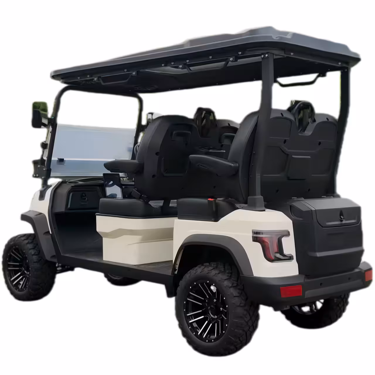 5kW/7.5kW Electric Adult Utility Vehicle 4 Seats 70-90km Range 40km/h Max Speed 320kg Load Lithium Battery