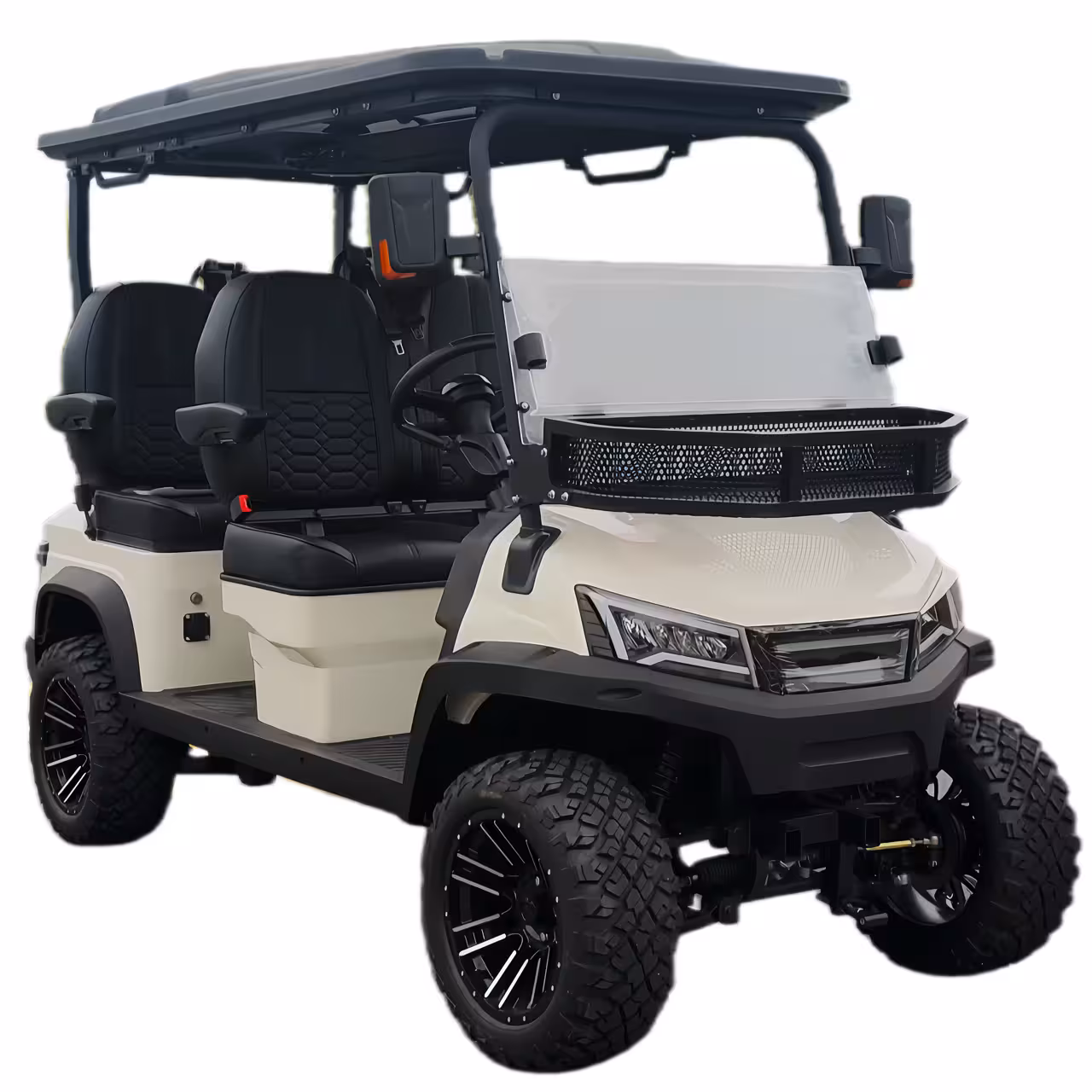 5kW/7.5kW Electric Adult Utility Vehicle 4 Seats 70-90km Range 40km/h Max Speed 320kg Load Lithium Battery