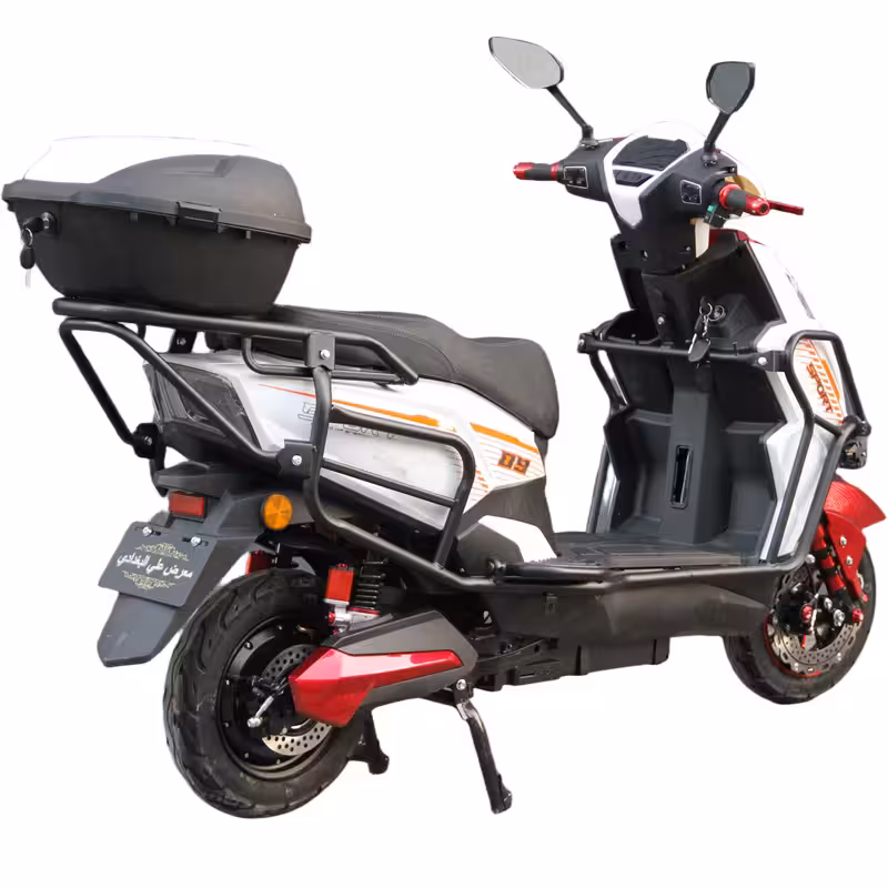 1000W 72V20Ah Electric Scooter Adult Lightweight Dual Disc Brakes Extended Range Footrest