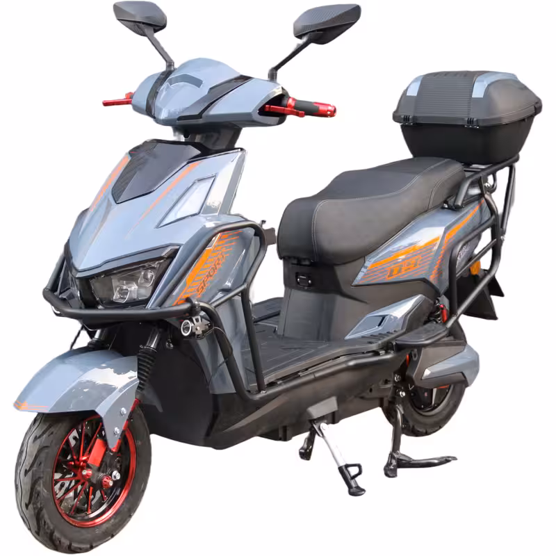 1000W 72V20Ah Electric Scooter Adult Lightweight Dual Disc Brakes Extended Range Footrest