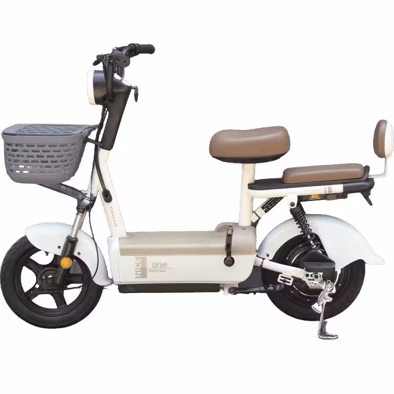 350W 48V12Ah E-Bike 40-55km Reliable Mileage 8-12° Hill-Climbing Capacity Front Rear Drum Brakes