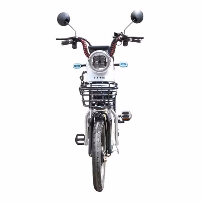 500W 48V12Ah City Electric Bicycle Range of 40-55 Kilometers Climbing Angle of 12-15° Drum Brakes
