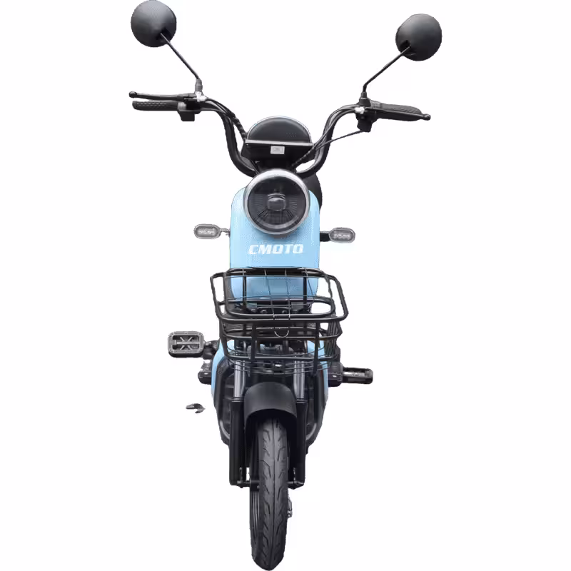 350W 48V20Ah Lead-Acid Battery Electric Motorcycle 55-65km Range 12-15° Climbing Capacity