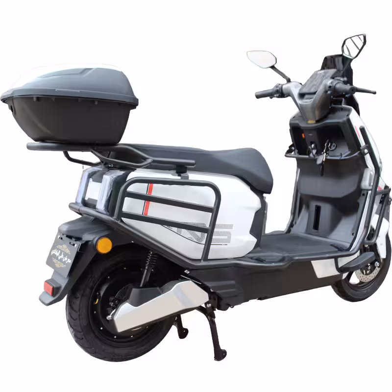 1500W 72V20Ah Electric Battery 90/90-12 Tire Scooter Moped Luxury Fashion