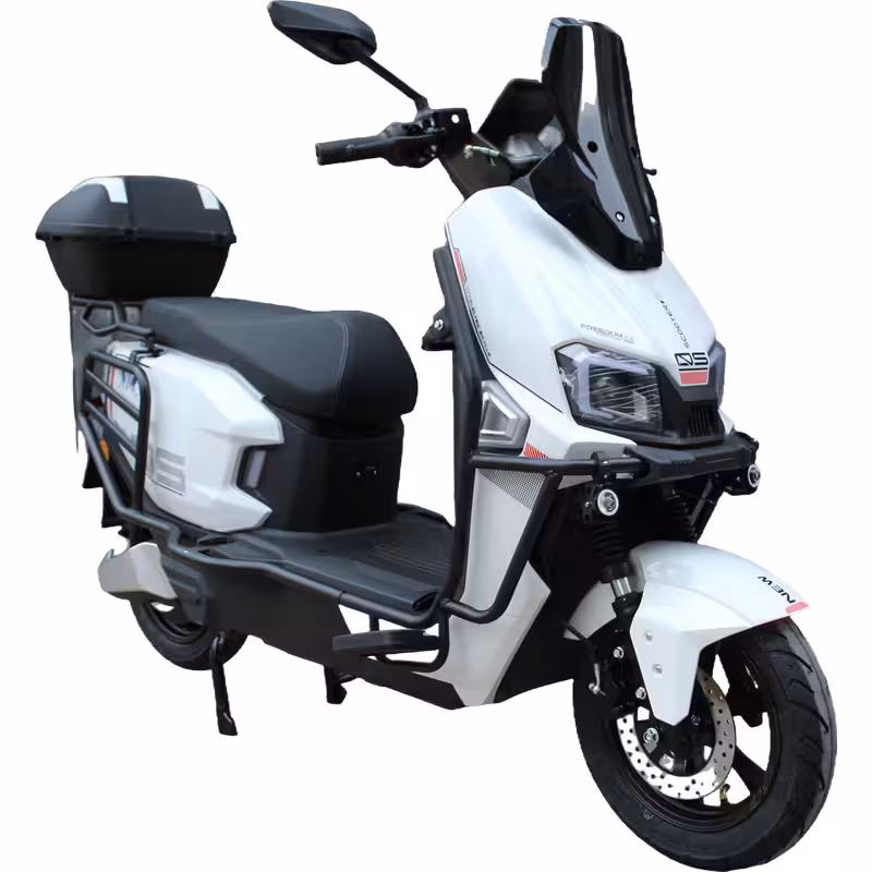 1500W 72V20Ah Electric Battery 90/90-12 Tire Scooter Moped Luxury Fashion