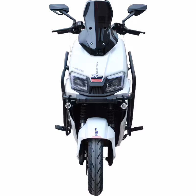 1500W 72V20Ah Electric Battery 90/90-12 Tire Scooter Moped Luxury Fashion