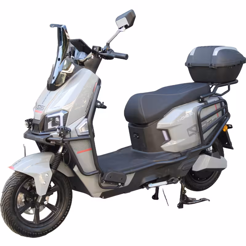 1500W 72V20Ah Electric Battery 90/90-12 Tire Scooter Moped Luxury Fashion