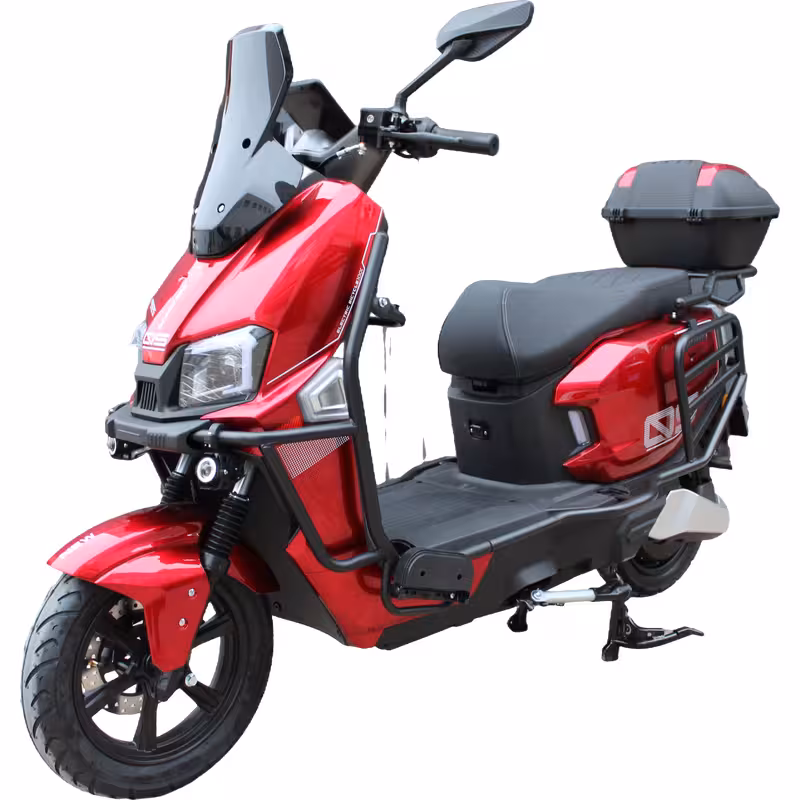 1500W 72V20Ah Electric Battery 90/90-12 Tire Scooter Moped Luxury Fashion