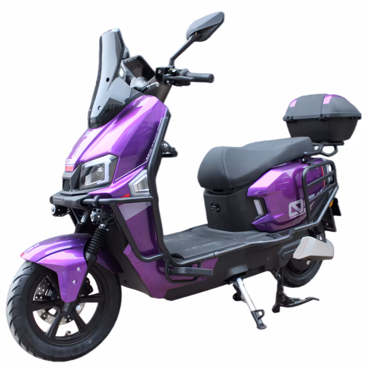 1500W 72V20Ah Electric Battery 90/90-12 Tire Scooter Moped Luxury Fashion