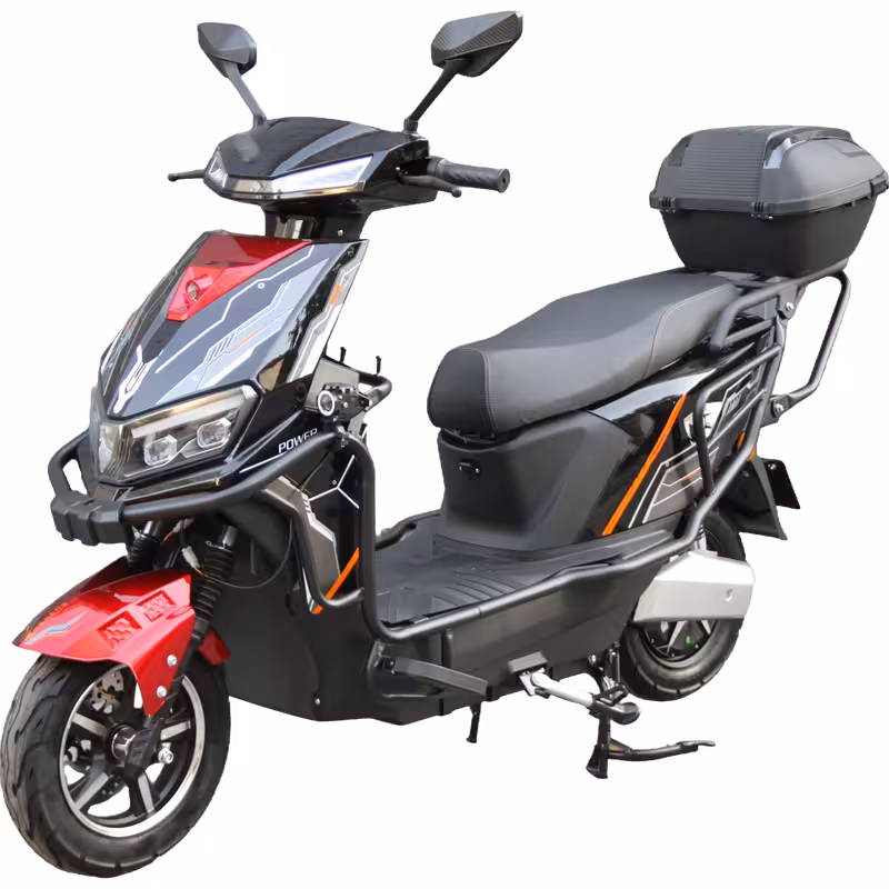 1500W 72V20Ah Electric Scooter Adult Lightweight Long Range Dual Disc Brakes Comfort Footrest