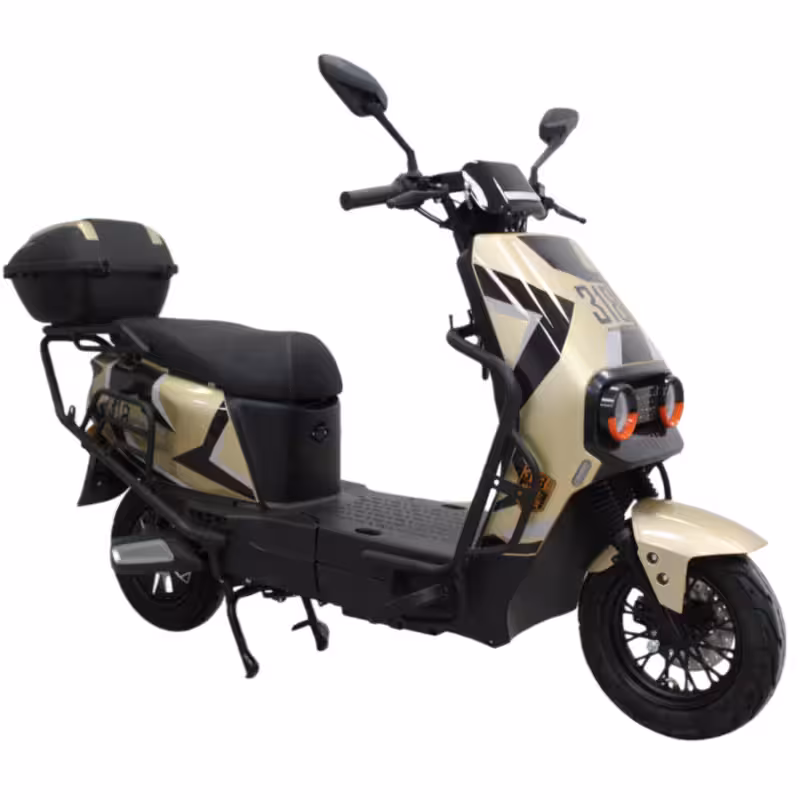 1500W Electric Scooter with 72V20Ah Battery and Dual Disc Brakes