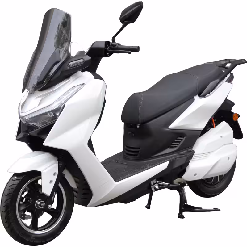 3000W 72V32Ah 2 Wheel With Footrest Lightweight Electric Motorcycle Scooter Moped