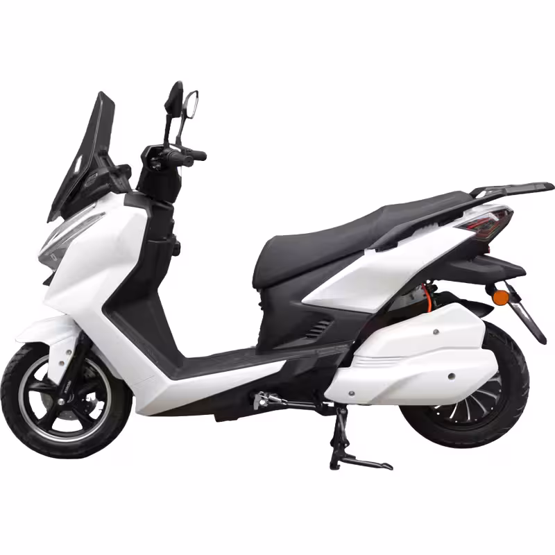 3000W 72V32Ah 2 Wheel With Footrest Lightweight Electric Motorcycle Scooter Moped