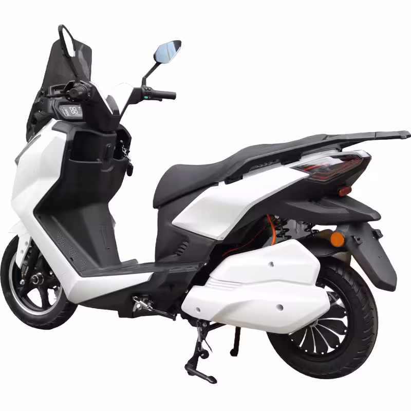 3000W 72V32Ah 2 Wheel With Footrest Lightweight Electric Motorcycle Scooter Moped