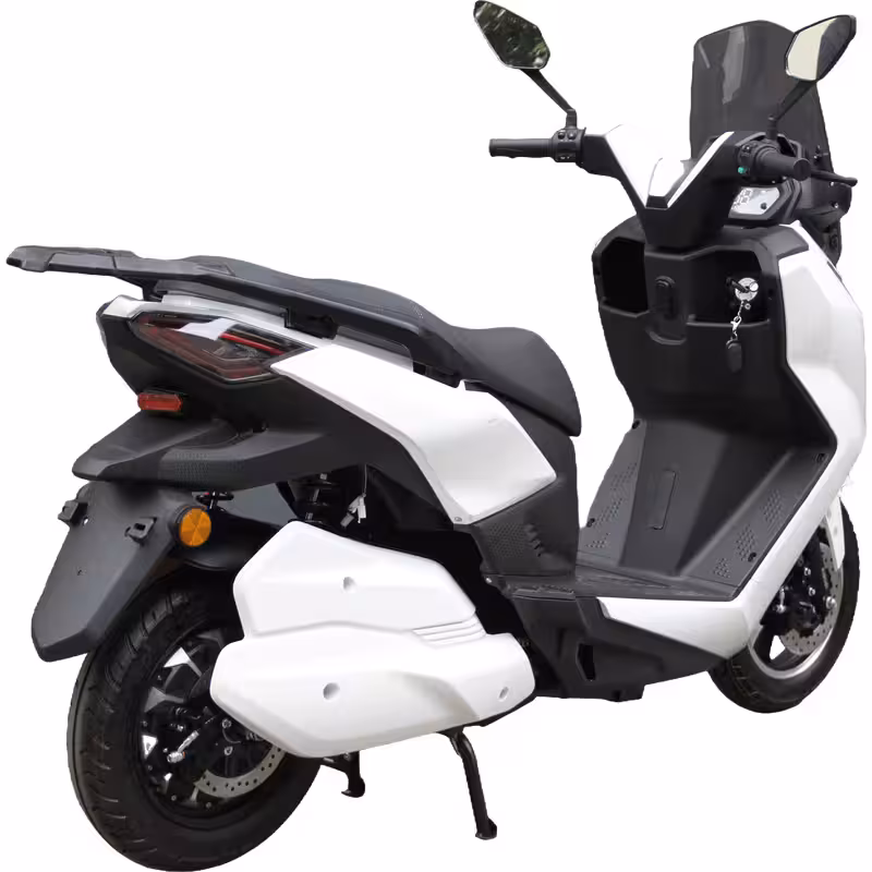 3000W 72V32Ah 2 Wheel With Footrest Lightweight Electric Motorcycle Scooter Moped