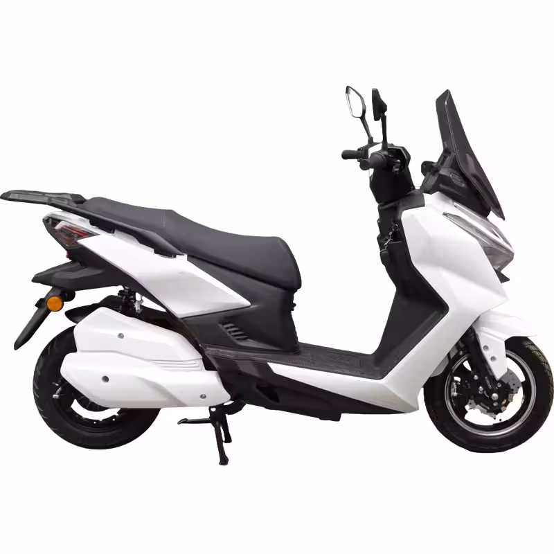 3000W 72V32Ah 2 Wheel With Footrest Lightweight Electric Motorcycle Scooter Moped