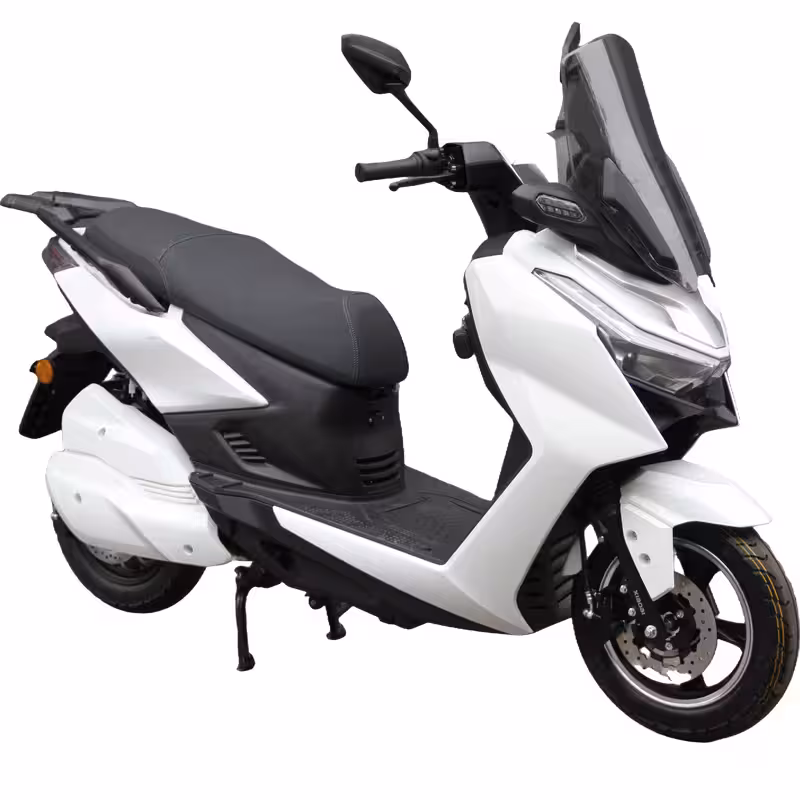 3000W 72V32Ah 2 Wheel With Footrest Lightweight Electric Motorcycle Scooter Moped