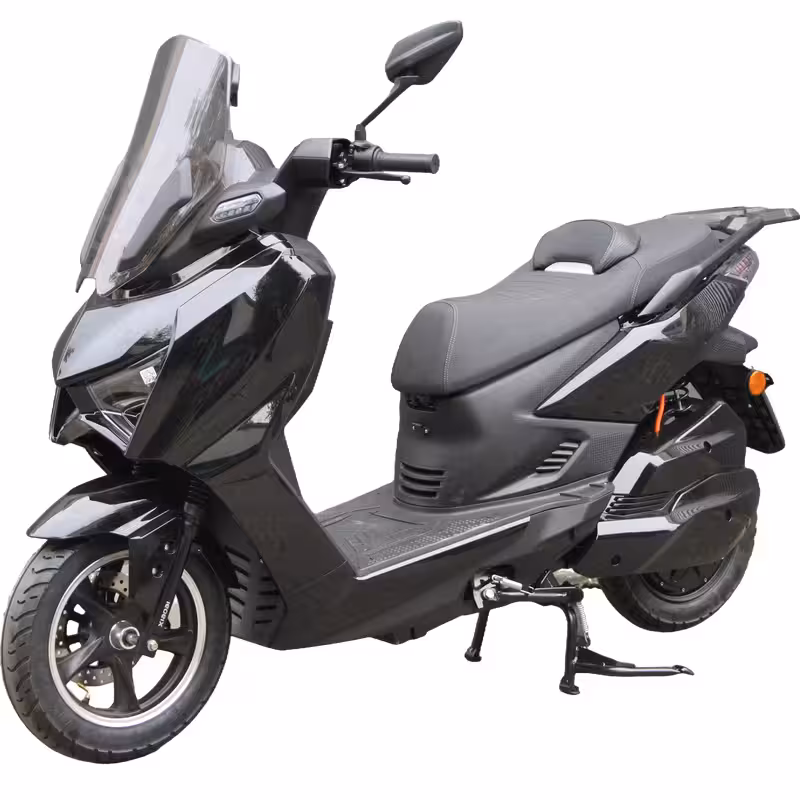3000W 72V32Ah Electric Motorcycle Scooter Lightweight Adult Dual Disc Brakes Footrest Design