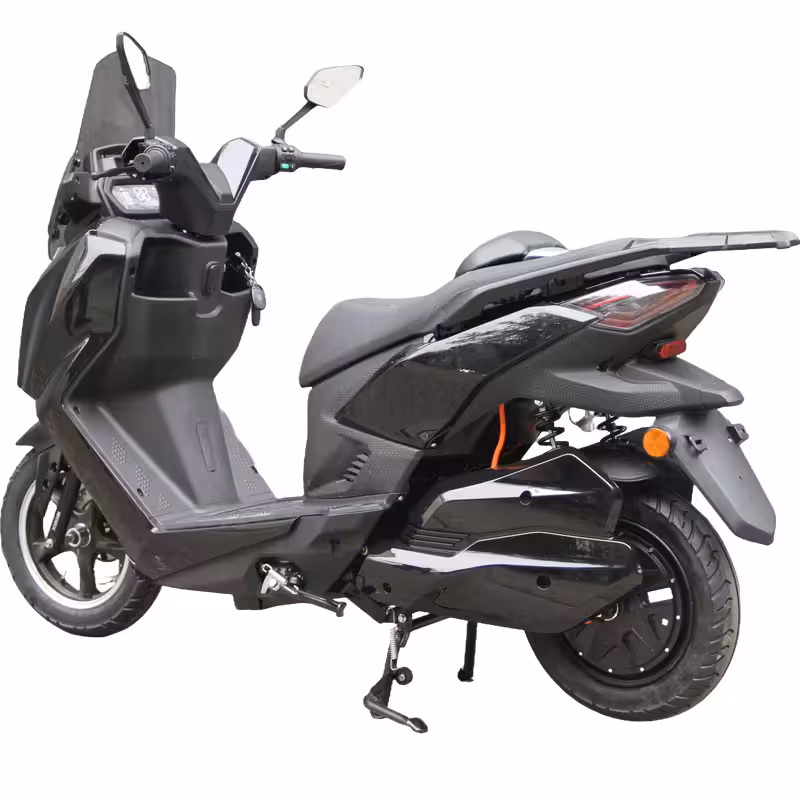 3000W 72V32Ah Electric Motorcycle Scooter Lightweight Adult Dual Disc Brakes Footrest Design