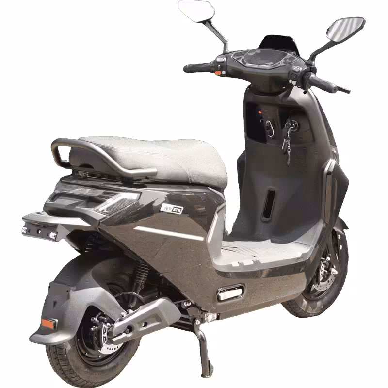 1000W 60V/72V20Ah Electric Motorcycle 60-70km Long-Range 15-20° All-Terrain Climbing Dual Disc Brakes