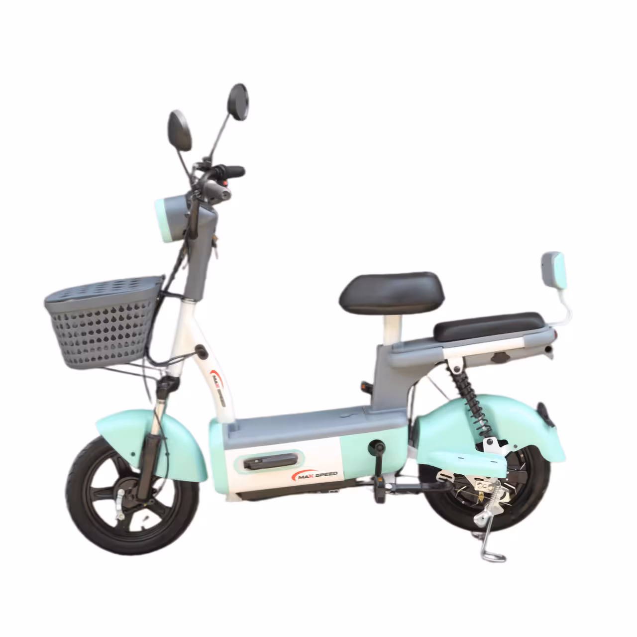 350W 48V12Ah Lead-Acid Battery Electric Motorcycle 40-55km Range 8-12° Climbing Capacity
