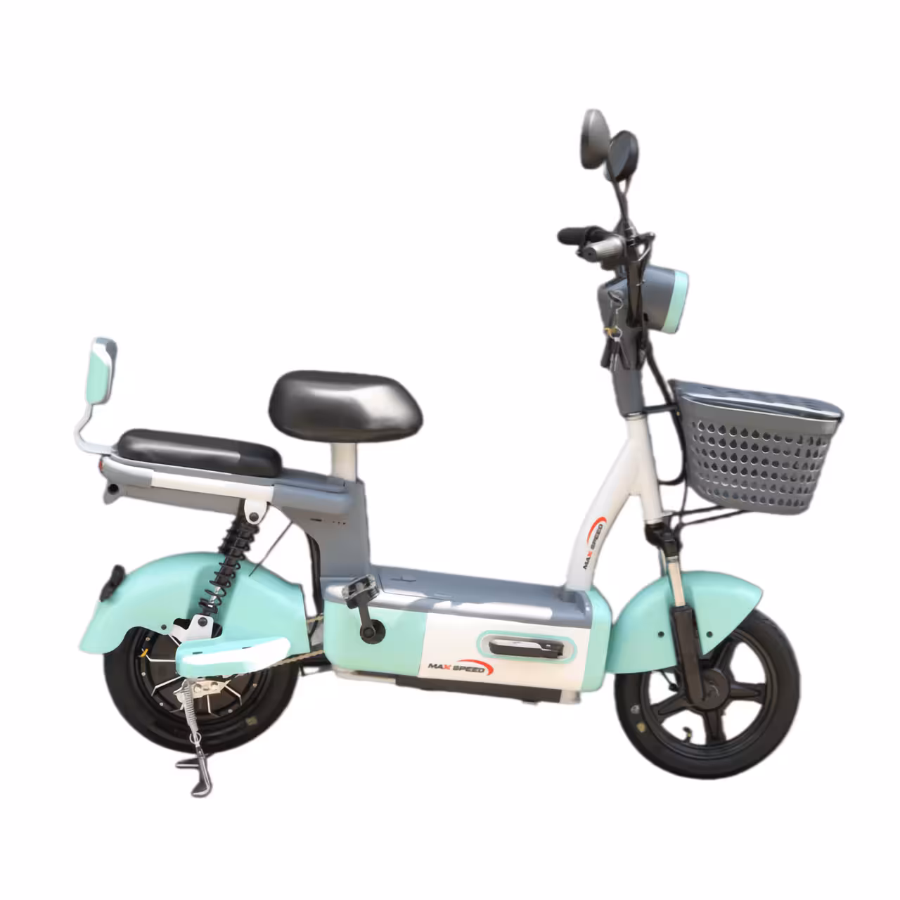 350W 48V12Ah Lead-Acid Battery Electric Motorcycle 40-55km Range 8-12° Climbing Capacity
