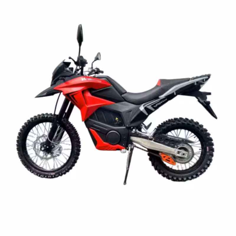 3000W Electric Motorcycle with 72V50Ah Battery and 110km/h Top Speed