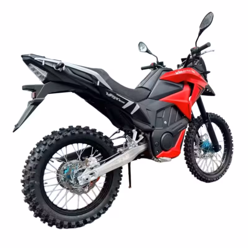 3000W Electric Motorcycle with 72V50Ah Battery and 110km/h Top Speed